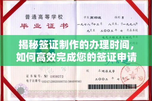 雨花台揭秘签证制作的办理时间，如何高效完成您的签证申请