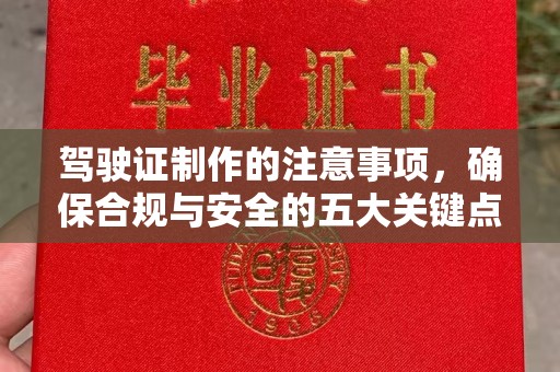 雨花台驾驶证制作的注意事项，确保合规与安全的五大关键点