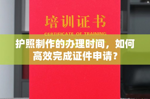 雨花台护照制作的办理时间，如何高效完成证件申请？