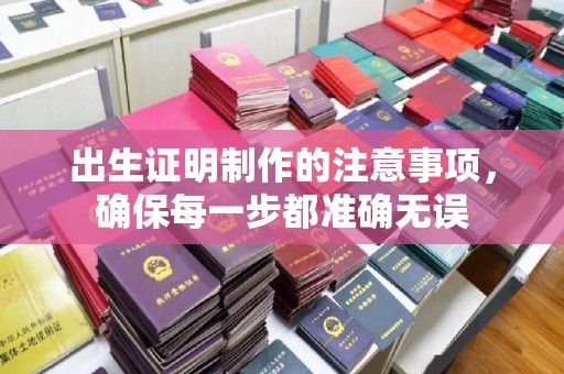 雨花台出生证明制作的注意事项，确保每一步都准确无误